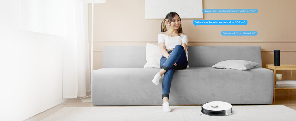 Robot sprzątający TP-LINK Tapo RV30 Plus obszar czysczzenia pomieszczenia
