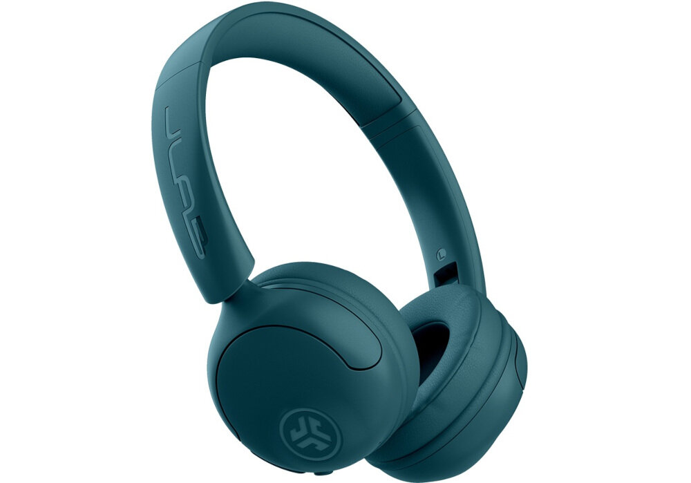 Słuchawki JLAB Headest STUDIO 2 mikrofon wbudowany odbieranie połączeń, słuchawki nauszne na białym tle