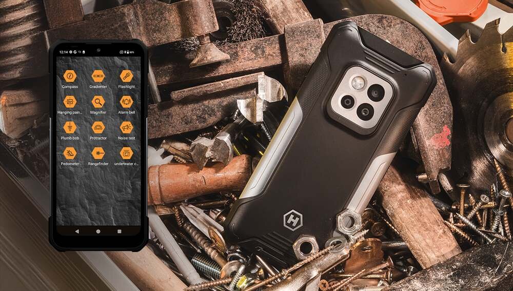 Smartfon MYPHONE Hammer Construction 2 narzędzie