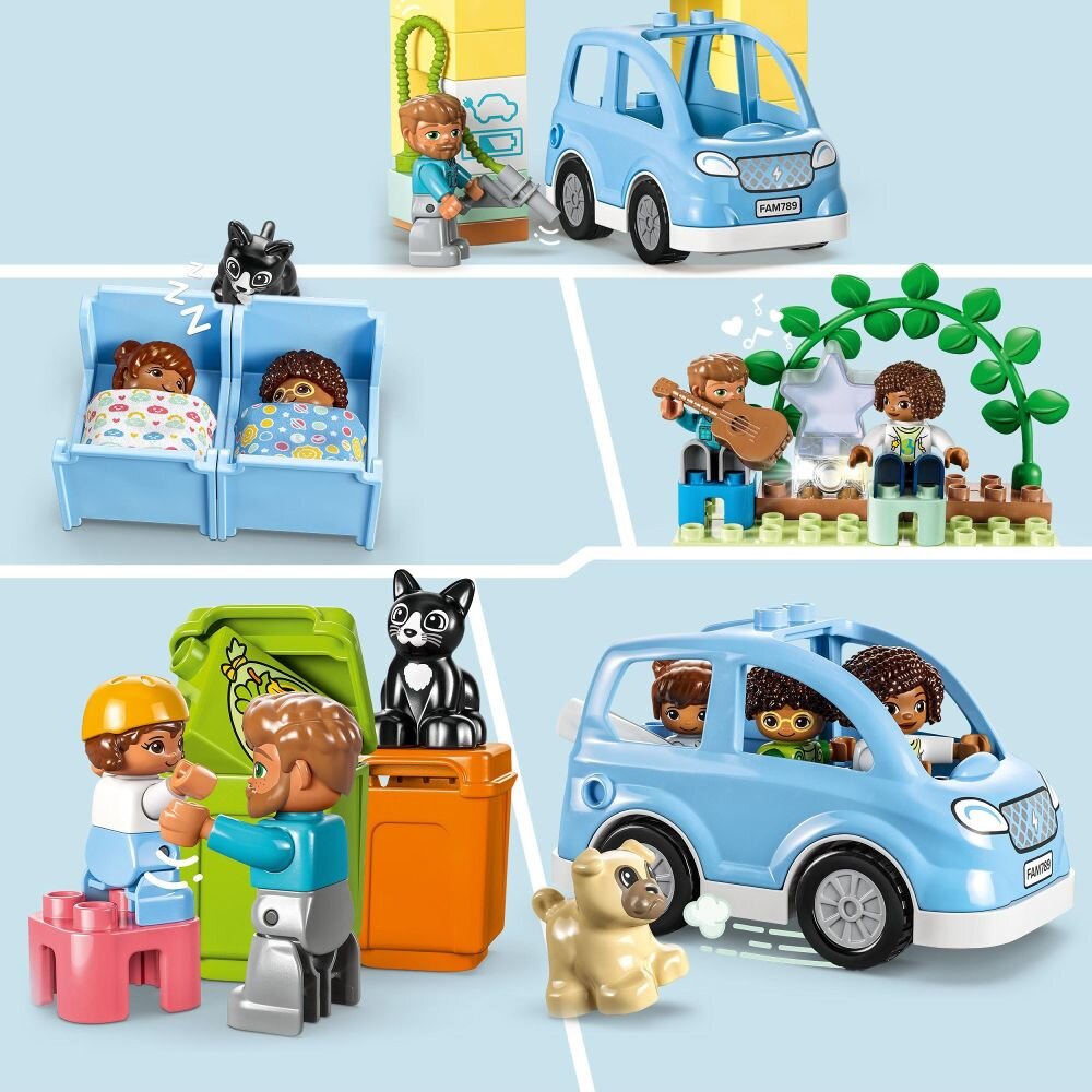 LEGO DUPLO Dom rodzinny 3w1 10994 klocki elementy zabawa łączenie figurki akcesoria figurka zestaw