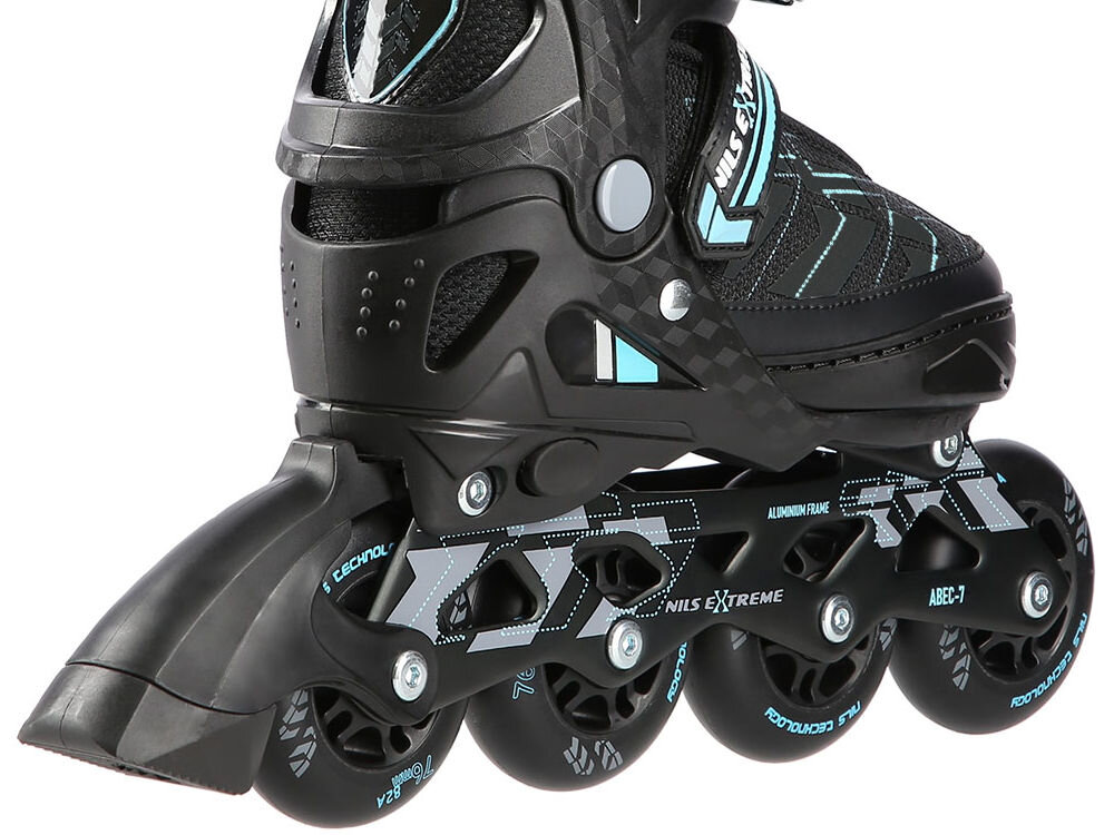 Łyżworolki NILS EXTREME NA11002 (rozmiar 35-38) abec7 przyczepność miekkie koła