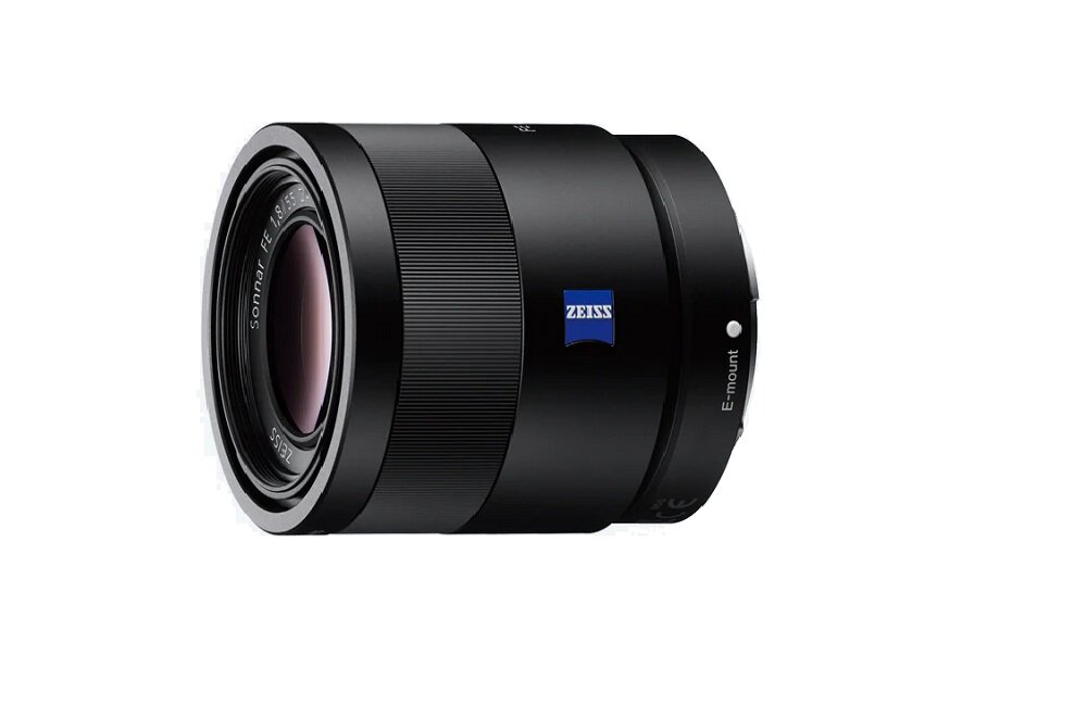 Obiektyw Sony FE 55 MM F1 8 Za SONAR T wysoka jakość rozdzielczość miekkie rozmycie tła maksymalny otwór przesłony