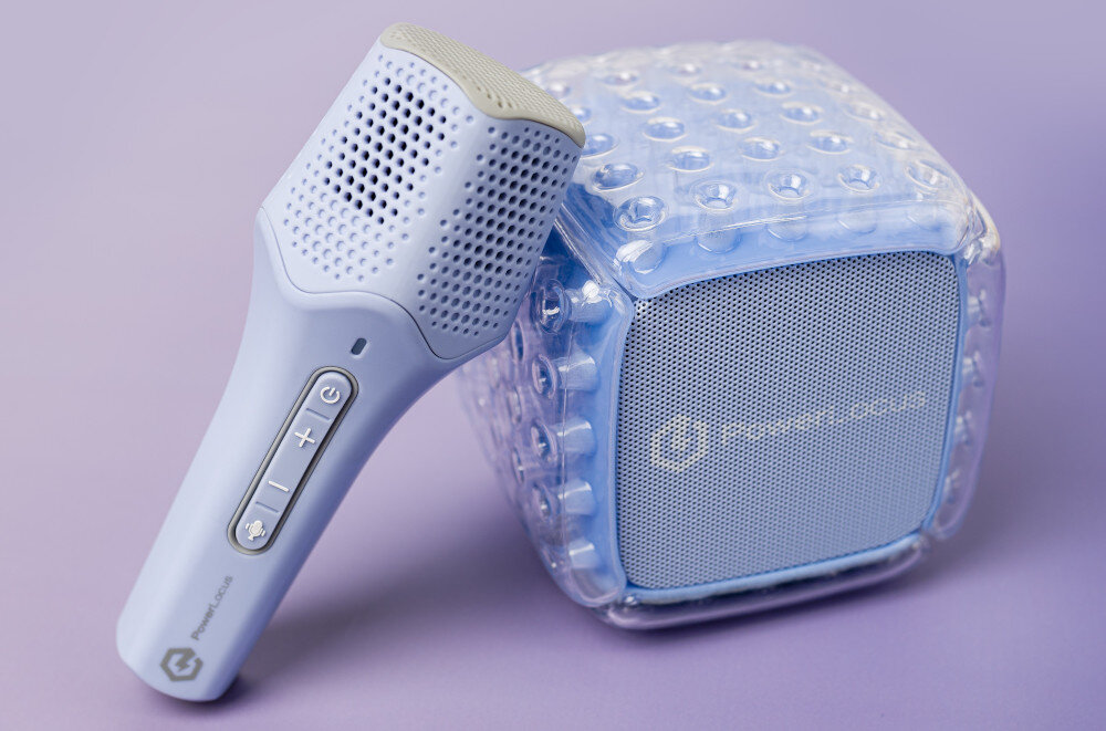 Głośnik mobilny POWERLOCUS Aero - Bluetooth 5.3, dźwięk 5W, pasmo 20Hz–20kHz, bajki i muzyka, głośnik z mikrofonem