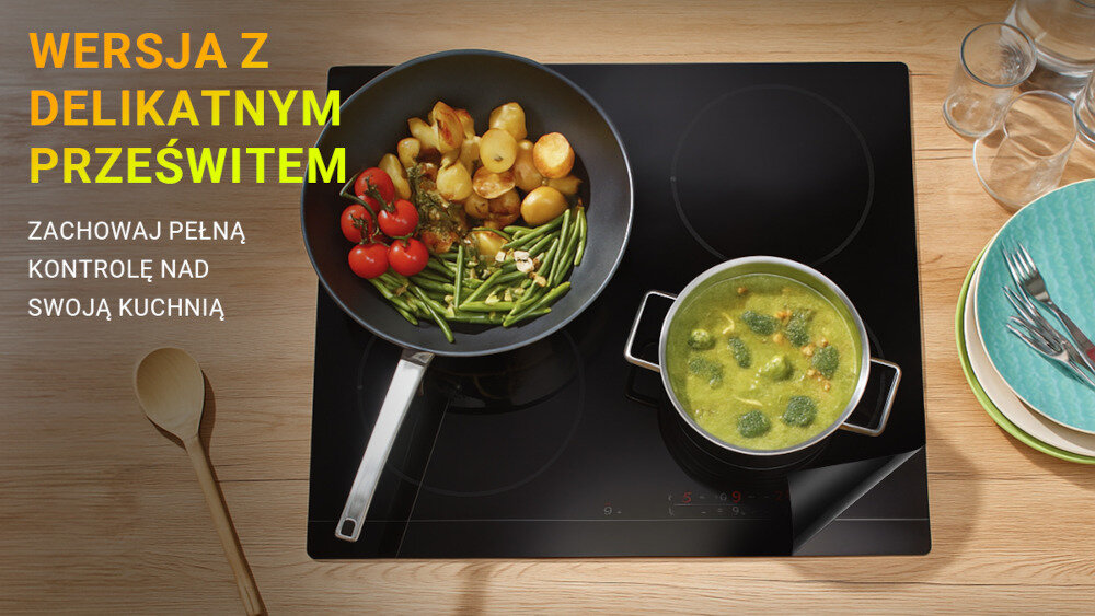 OCHRONNA MATA NA KUCHNIE INDUKCYJNĄ EXTRALINK patelnia garnek potrawy gotowanie płyta silikon wykonanie materiał elastyczność
