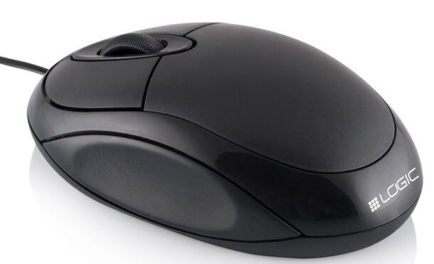 Mysz LOGIC CONCEPT LM-11 - ergonomia cicha rolka przewijania komfort użytkowania