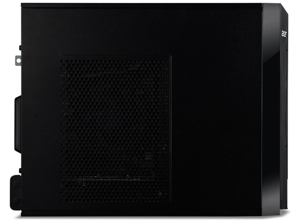 Komputer ACER Aspire XC-1780 i7-13700 16GB RAM 512GB SSD Wi-Fi Windows 11 Professional prezentacja komputera na białym tle od boku zasilacz 180W 80 PLUS Bronze cicha praca wysoka sprawność energetyczna