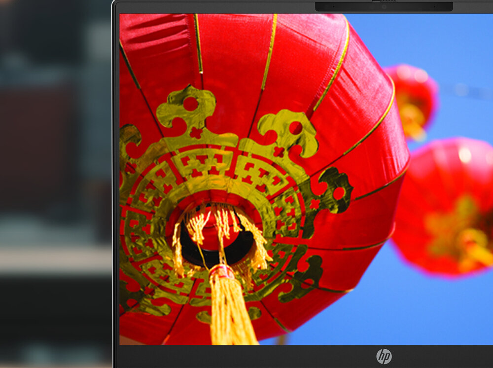 Ekran laptopa HP OmniBook Aero z wyświetlaczem IPS 2560x1600 px z matową matrycą. - 13,3-calowy wyświetlacz IPS  