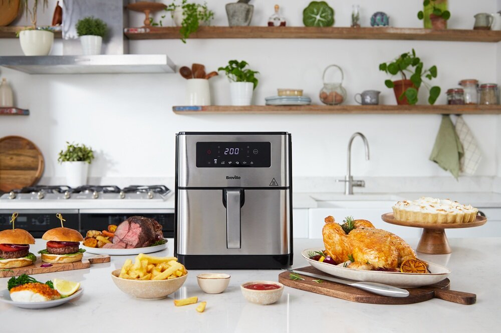 Air Fryer Frytkownica beztłuszczowa BREVILLE VDF131X 9l kv początek opisu