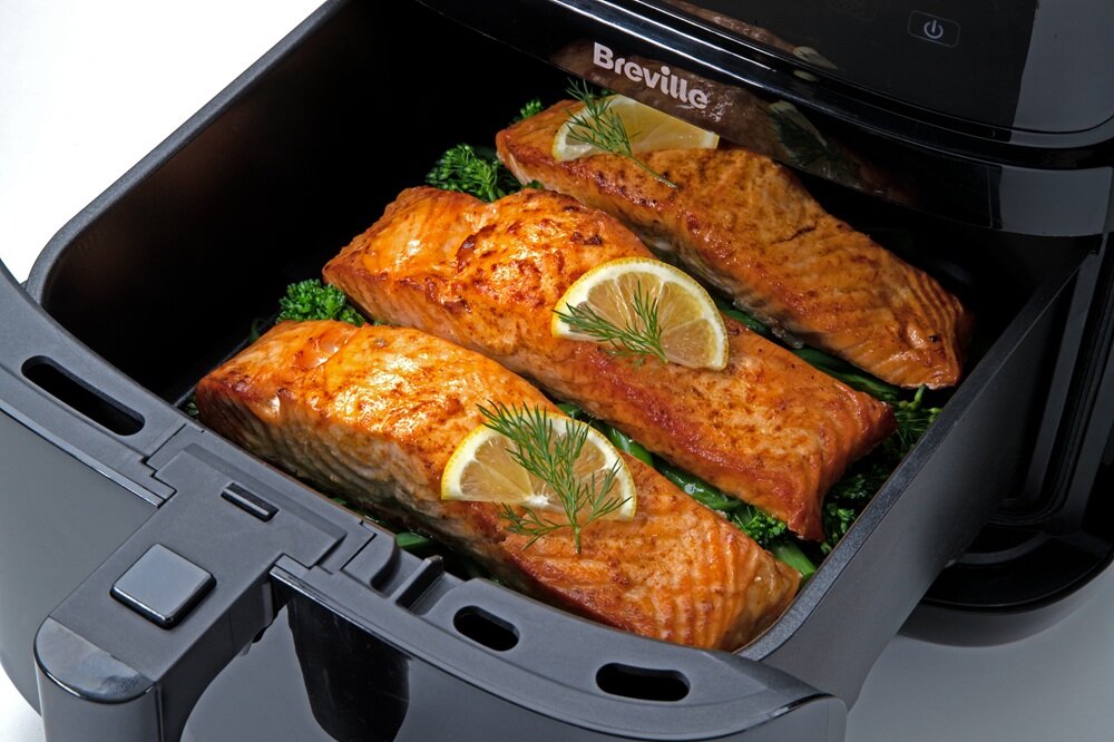 Air Fryer Frytkownica beztłuszczowa BREVILLE VDF133X gotowanie bez oleju, zachowanie smaku i wartości odżywczych, intuicyjny panel dotykowy