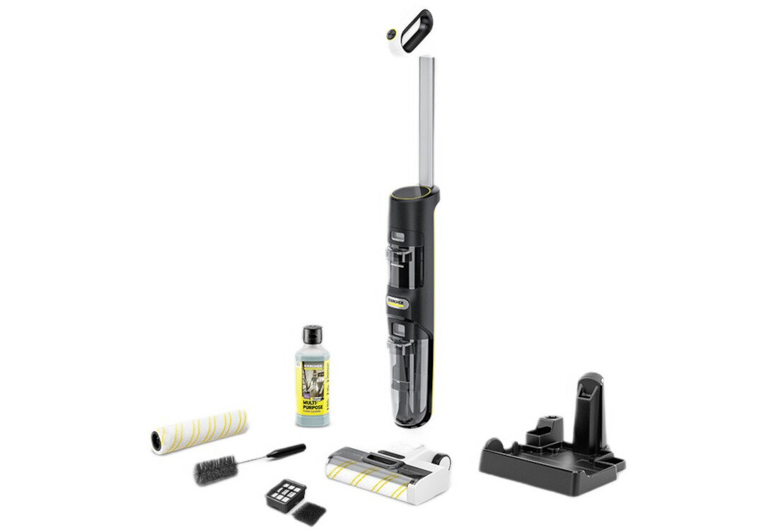 ODKURZACZ PIONOWY MOPUJĄCY KARCHER FCV 4 EXTRA+ EU 1.056-134.  zestaw akcesoria komplet wyposazenie