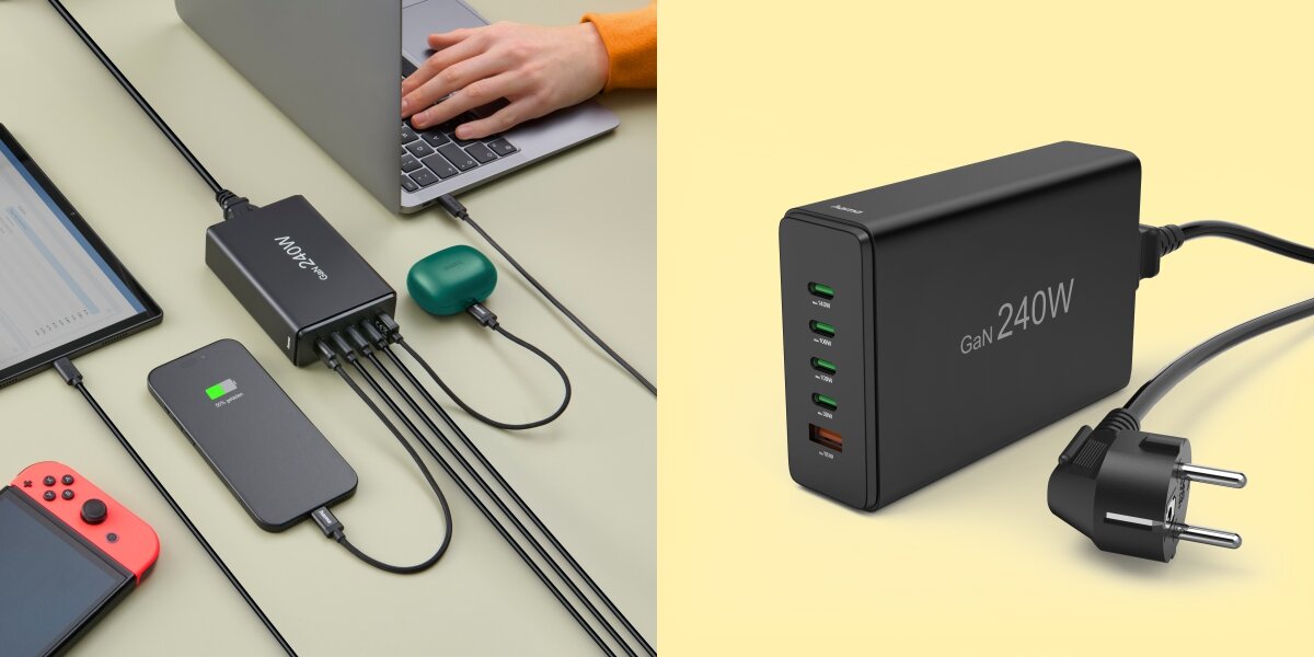 Pięć portów USB