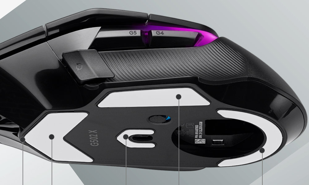 Mysz LOGITECH G502 X Plus Czarna