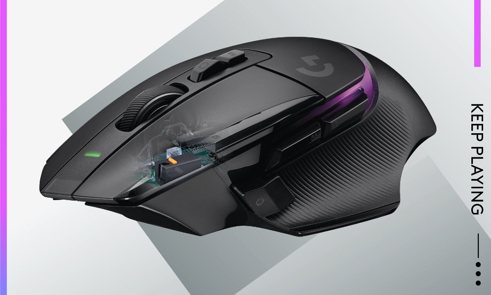 Mysz LOGITECH G502 X Plus Czarna