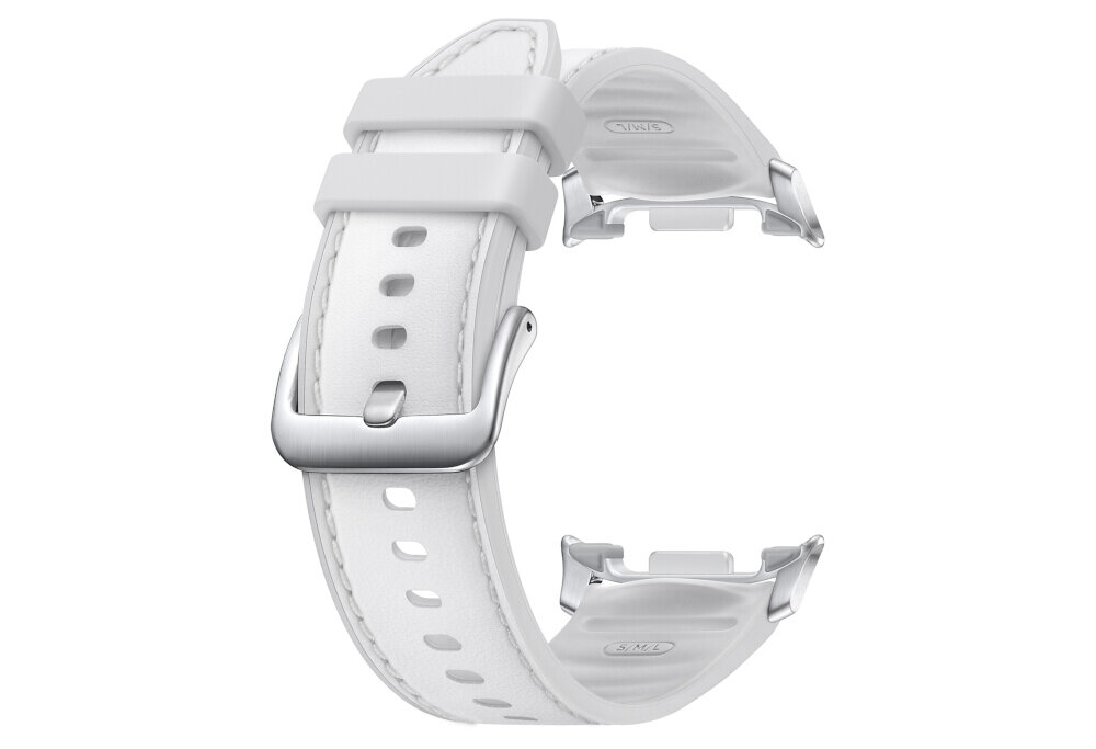 Galaxy Watch 8/8 Classic pasek Hybrid Band biały premium bio-zawartość elegancki komfortowy