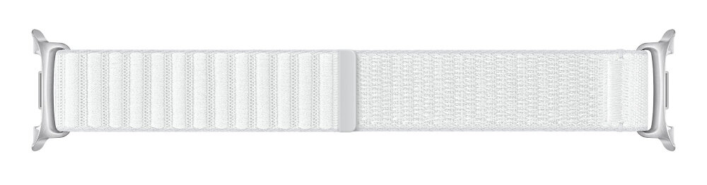 Pasek SAMSUNG Fabric Band do Galaxy Watch 8 (20mm) S/M Biały miękki rzep przewiewny pasek z recyklingu biały i miętowy