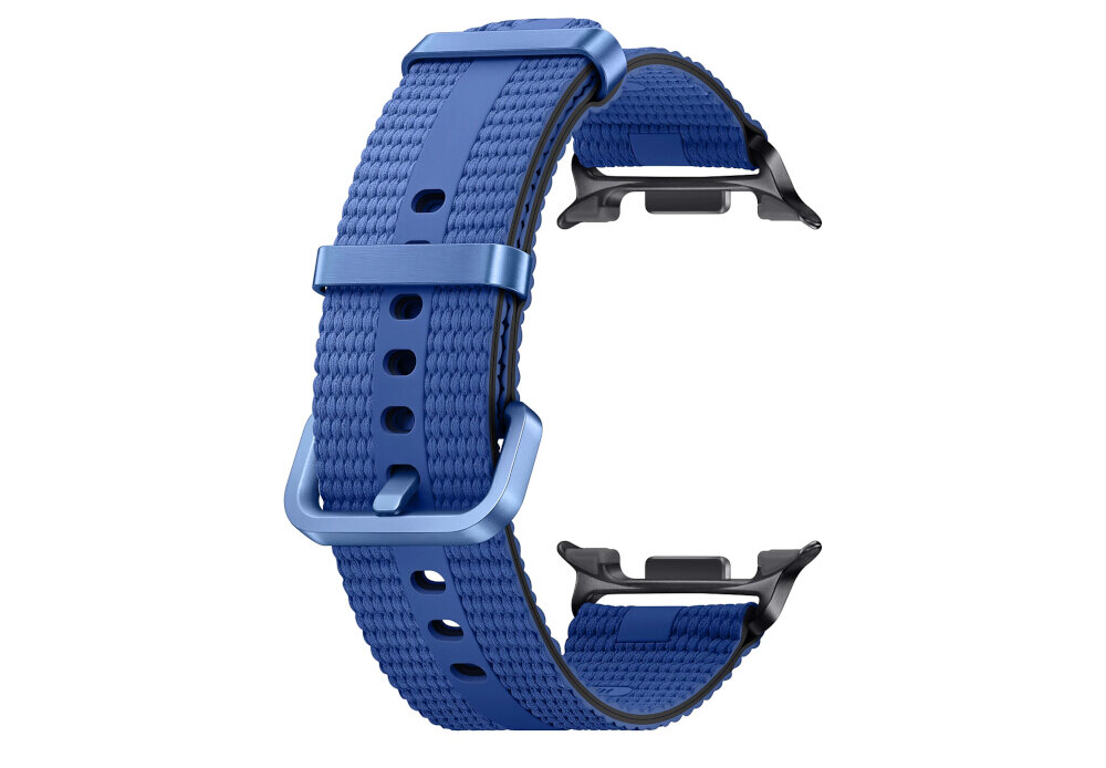 Pasek Athleisure Band Galaxy Watch8 biały smukły z kolorowym akcentem stylowy design