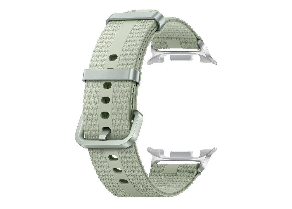 Pasek Athleisure Band Galaxy Watch8 biały smukły z kolorowym akcentem stylowy design