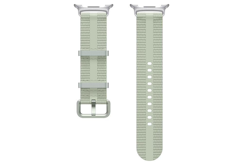 Galaxy Watch8 z paskiem Athleisure Band wzór paski boczne akcenty kolorowe nowoczesny styl