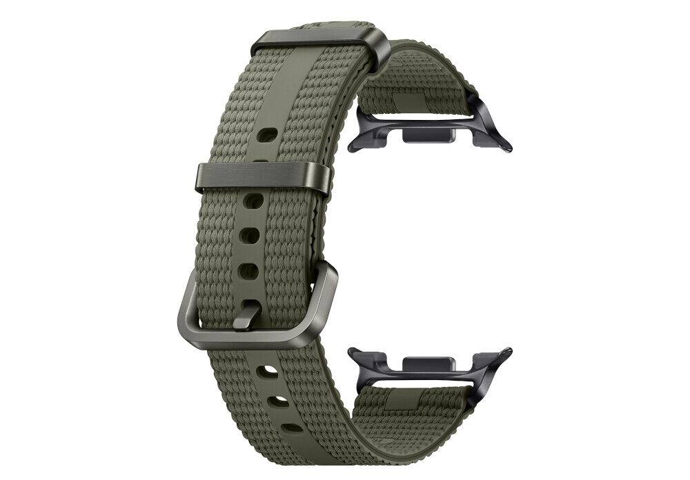 Pasek Athleisure Band Galaxy Watch8 biały smukły z kolorowym akcentem stylowy design