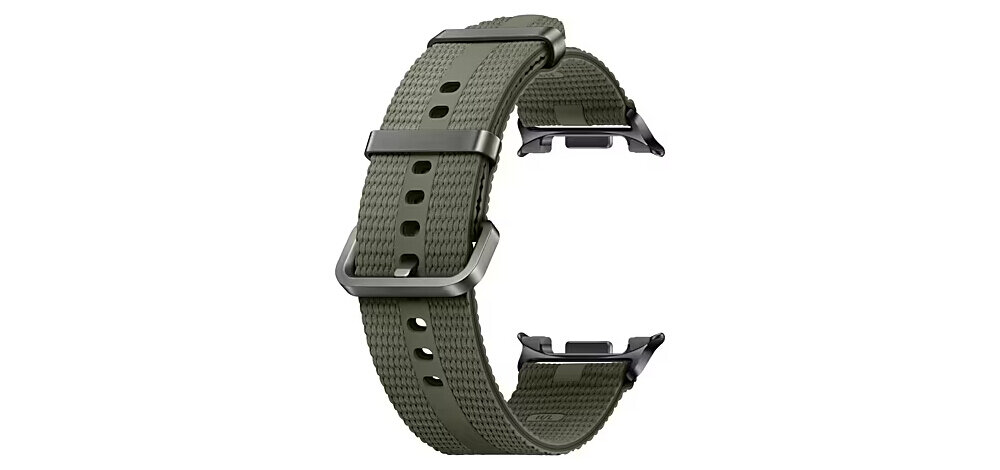 Pasek Athleisure Band Galaxy Watch8 biały smukły z kolorowym akcentem stylowy design