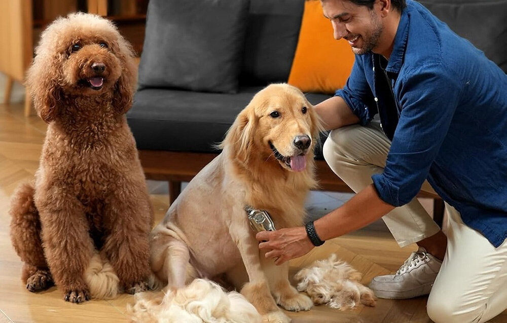 Maszynka do strzyżenia zwierząt ONEISALL RFC-676 PRO Mocny silnik silnik generujący 6800 obrotów na minutę bez szarpania i zacinania się