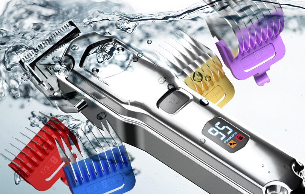 Maszynka do strzyżenia zwierząt ONEISALL RFC-676 PRO Proste czyszczenie  wodoodpornej konstrukcji zgodnej z normą IPX7 szybkie płukanie