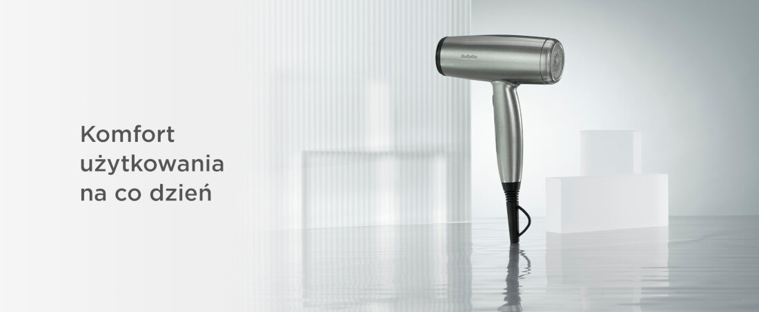 Suszarka BABYLISS Xanadu D581E 2100 W Komfort użytkowania komfort suszenia i stylizacji włosów