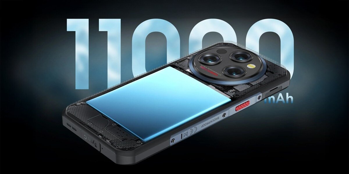 Smartfon OUKITEL WP35 Pro szybkie ładowanie 18 W OTG USB-C