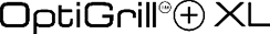Logo z napisem \'OptiGrill+ XL\'.