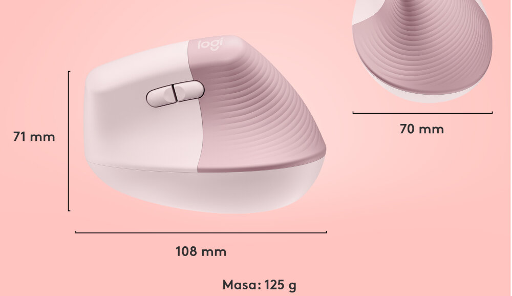 Mysz LOGITECH Lift recykling