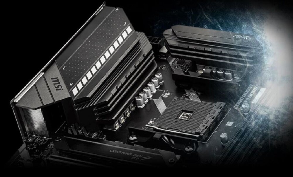 Płyta główna MSI MAG B550 Tomahawk  - chlodzenie 