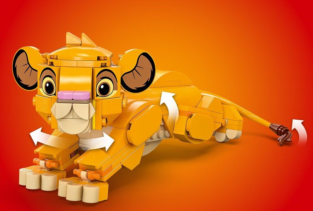LEGO 43243 Disney Król Lew - lwiątko Simba Ruchome 