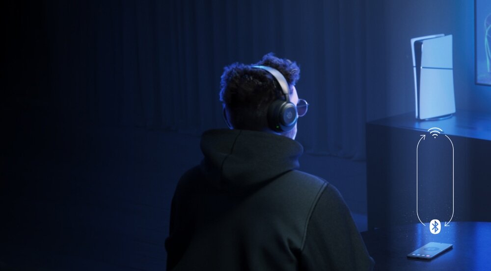 Słuchawki STEELSERIES Arctis Nova 5 Wireless  Przełączanie 