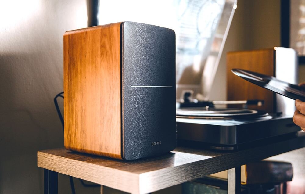 Głośniki EDIFIER R1280DB Brązowy jakość dźwięk porty głośnik