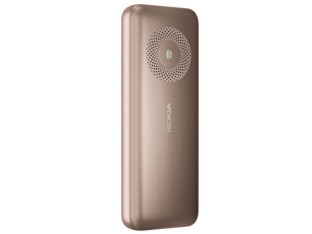 Telefon NOKIA 130 DS 2023 Złoty testy wytrzymałości, odporny na przypadkowe uderzenia
