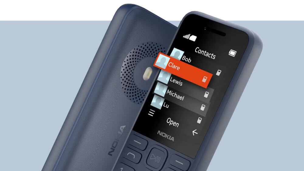 Telefon NOKIA 130 DS 2023 Złoty bateria 1450 mah, 2000 kontaktow, 500sms