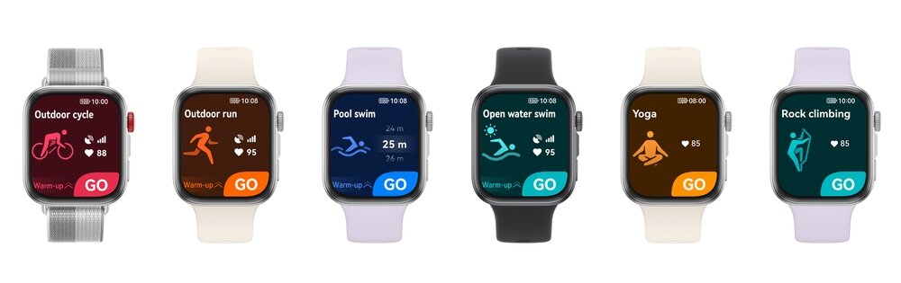 Smartwatch HUAWEI Watch Fit 4 różne paski  