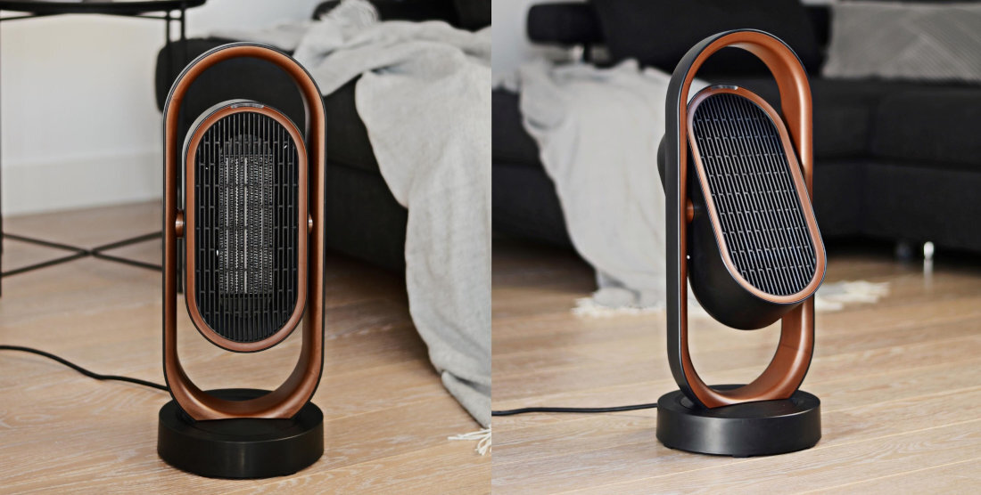 Termowentylator ACTIVEJET Selected 3D3 tryby pracy timer moc ustawienia efekt kontrolki LED automatyczne wylaczenie