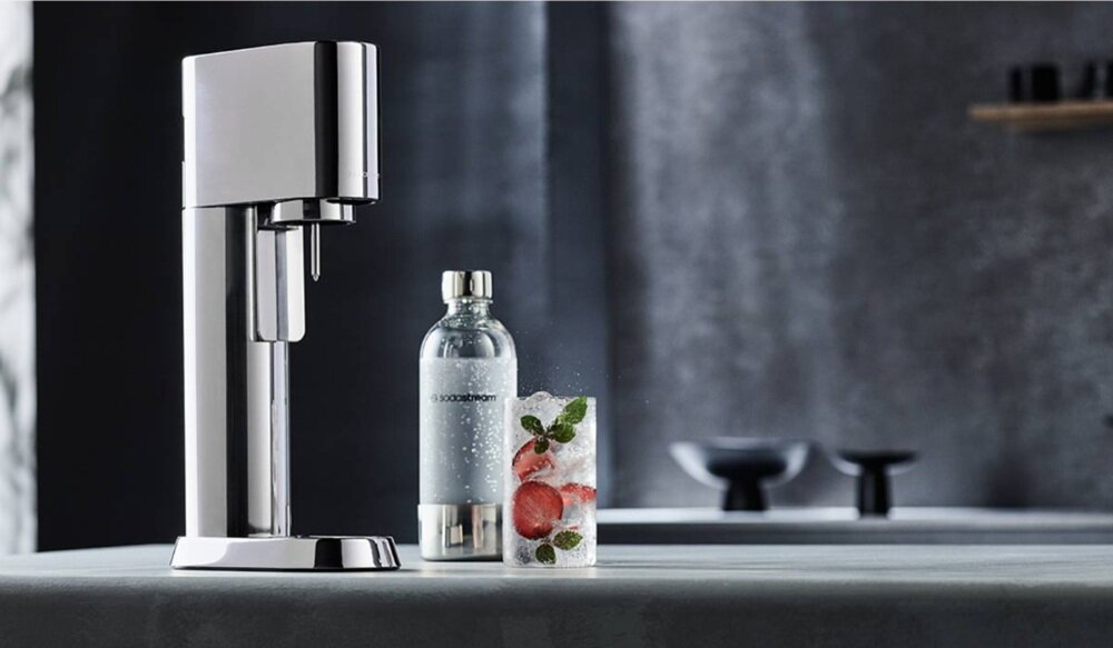 Butelka SODASTREAM Enso Srebrny elegancja, codzienna wygoda, stylowa, z wytrzymałego Tritanu, funkcjonalność i estetyka