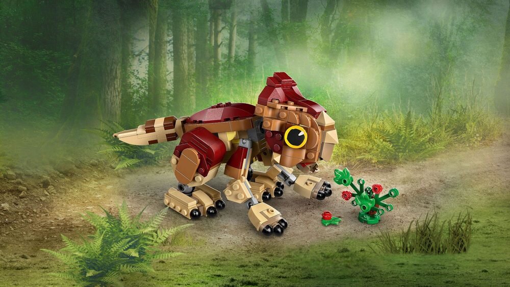 LEGO 76970 Jurassic World Mały dinozaur Dolores: aquilops kv lifestyle początek opisu sekcja nagłówkowa