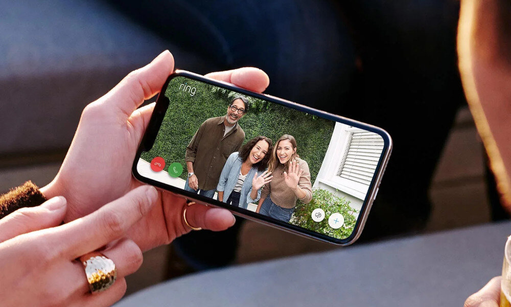 Dzwonek RING Video Doorbell Wired 2021 B08CKHPP52 Czarny dźwięk komunikacja rozmowa głośnik