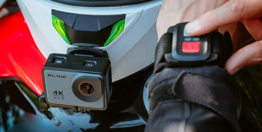 Kamera sportowa BLOW Go Pro4U 4K sport obiektyw matryca odporność montaż zdjęcia filmy opis cechy