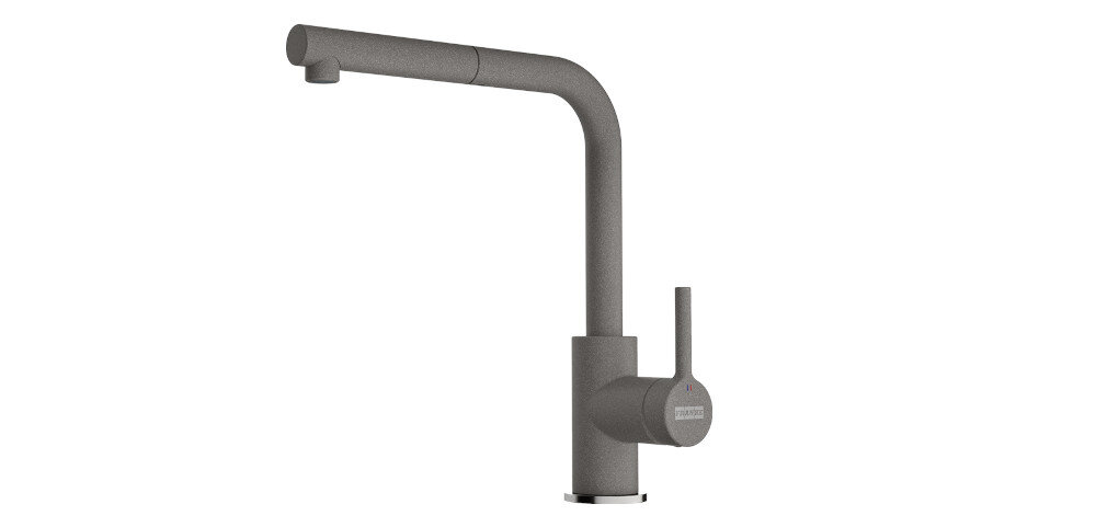 BATERIA KUCHENNA FRANKE LINA L PULL-OUT packshot kolor kamienny szary wytrzymałość funkcjonalność design trwałość niezawodność styl praktyczność