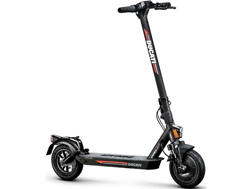 Hulajnoga elektryczna DUCATI Pro II Evo Czarny 4 tryby jazdy Pieszy Eco Comfort Sport tempomat