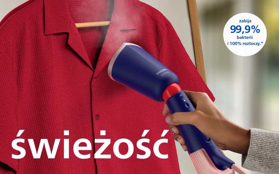 Gorąca para odświeża ubrania Gorąca para odświeża ubrania