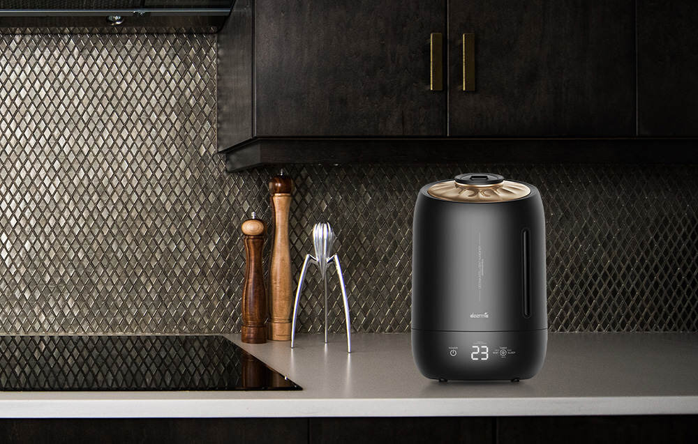 Nawilzacz ultradzwiękowy DEERMA F600 Czarny prosta obsluga pojemnosc 5l