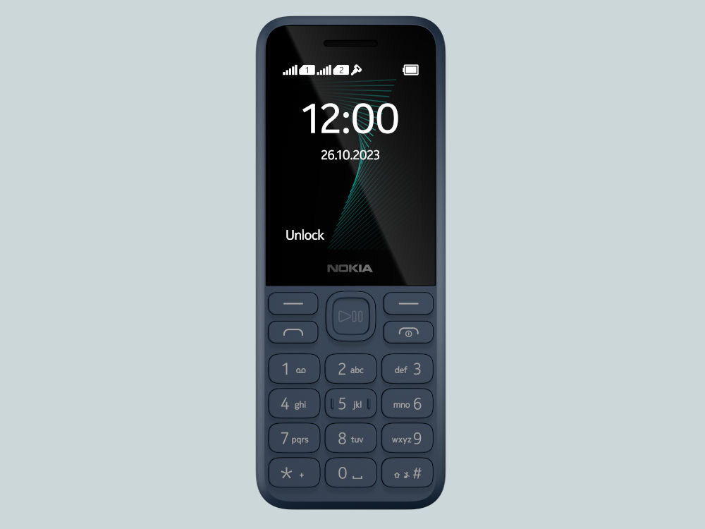 Telefon NOKIA 130 DS 2023 Granatowy lokalne stacje radiowe, zestaw słuchawkowy, wbudowany głośnik