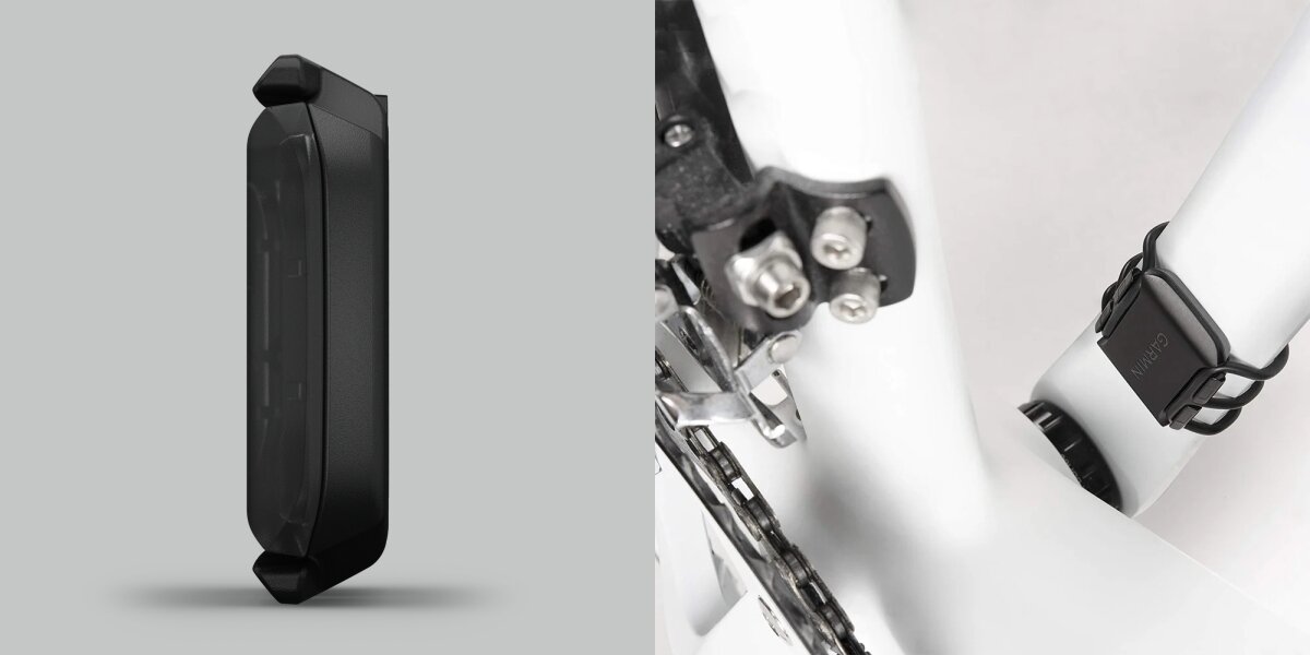 Czujnik kadencji GARMIN 2 generacji 230726 010-12844-30 - Precyzyjny pomiar, liczba obrotów pedałów na minutę, czujnik przymocowany do roweru