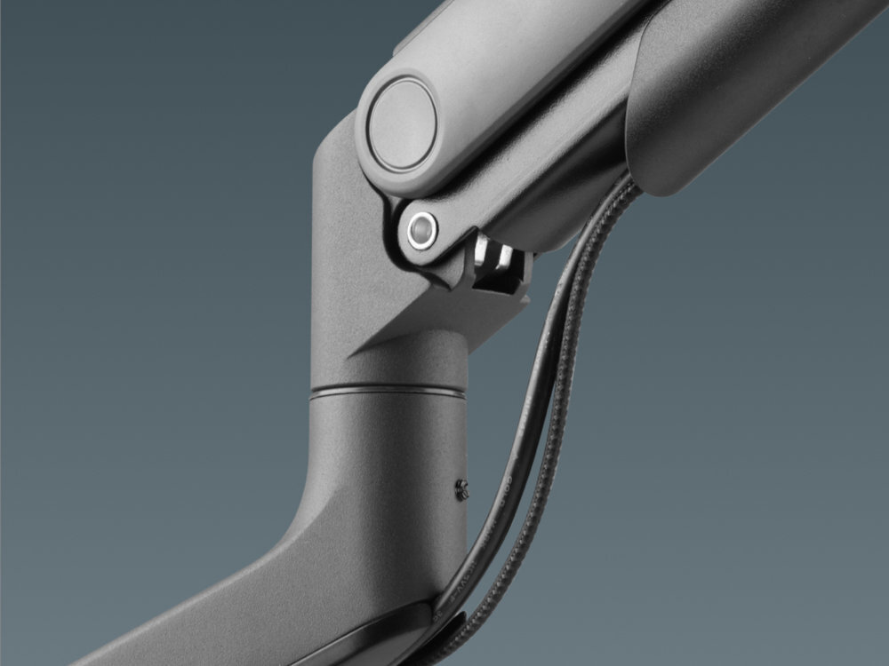 ONE FOR ALL DM5210 Zintegrowany system zarządzania kablami ukryć przewody i ograniczyć bałagan na biurku pracy lub gamingowe schludny, uporządkowany wygląd, - przelotki na uporządkowanie kabli