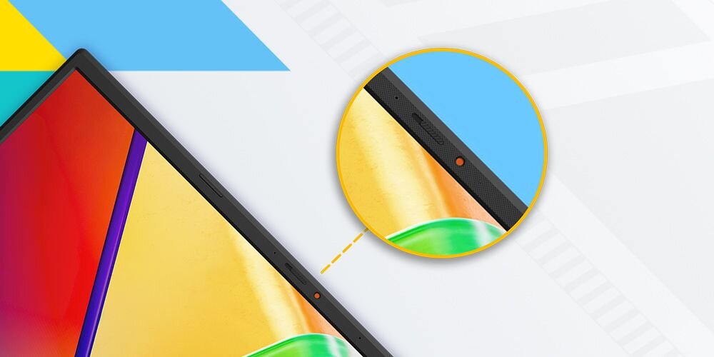 Laptop ASUS VivoBook A1504ZA - Fizyczna zasłona kamery